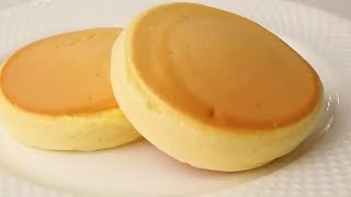 Japanese fluffy souffle pancake Easy homemade Souffle pancake [upl. by Orelu17]