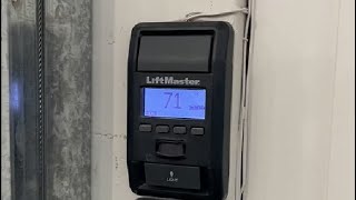 Liftmaster 880LMW Smart Control Panel So easy to use and set up Easy instal HONEST REVIEW [upl. by Notffilc]