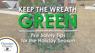 Cherokee County Ga  Holiday Fire Safety [upl. by Theran468]