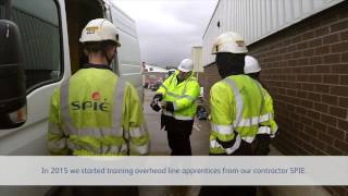 Day in the life SPIE Overhead Lines apprentices [upl. by Adnar]