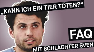 quotKann ich ein Tier tötenquot  Schlachter Sven beantwortet eure Fragen  PULS Reportage [upl. by Nnairol]