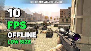 Top 10 Best Offline FPS Games Low Size For Android 2024  FPS OFFLINE [upl. by Colline]