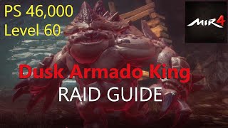 MIR4  Dusk Armado King Raid Guide [upl. by Reiniar845]