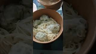 wanton noodles soup 🍲 shortviral food [upl. by Leina]