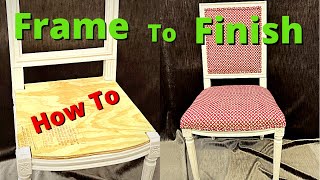 How To Upholster A Dining Chair [upl. by Lenard]