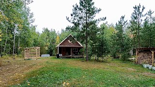 Clearing A Driveway For Our New Log Home In The Woods [upl. by Beyer]