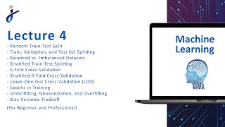 quotMachine Learning  Lecture 4  Data Splitting BiasVariance Tradeoff URDUHINDIquot [upl. by Savina42]