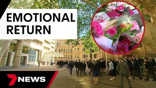 Lilie James remembered as students return to St Andrew’s Cathedral school  7 News Australia [upl. by Sutit]