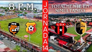 JORNADA 15 PRIMERA DIVISIÓN DE COSTA RICA PUNTARENAS VS HEREDIANO ALAJUELENSE VS LIBERIA [upl. by Hayila14]