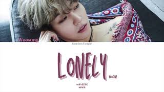 WooSung 김우성  Lonely Colour Coded Lyrics HanRomEng [upl. by Luwana450]