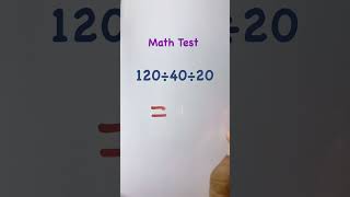 Math Test1 3112024 math mathpuzzle mathquiz mathematics shorts ytshorts [upl. by Felizio]