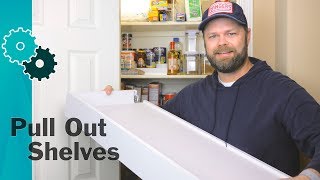 How to Make Pull Out PANTRY Shelves from IKEA Drawers Easy DIY IKEA Hack for Pantry Organization [upl. by Siroved]