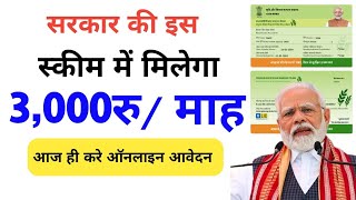 How to Apply Pradhan Mantri Shram Yogi Mandhan Yojana 2024 श्रम योगी मानधान योजना 3000रु माह पेंशन [upl. by Anina792]