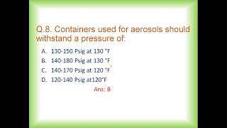 MCQs on Pharmaceutical Aerosol [upl. by Sadie]