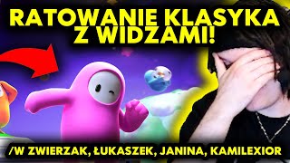 RATOWANIE KLASYKA Z WIDZAMI w ŁUKASZEK JANINA KAMILEXIOR ZWIERZAK [upl. by Eadrahs]