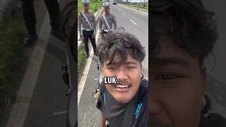 AUTO LANGSUNG DRAG RACE KE PENJARA🤣🤣 adekrismoyo reels shortvideo dragrace motor [upl. by Charmane]