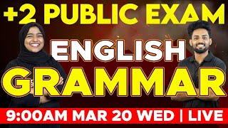 Plus Two English Public Exam  Grammar  Eduport Plus Two [upl. by Ciredor]