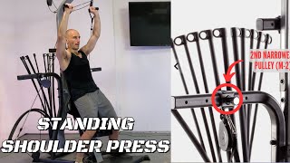 Shoulder Press on the Bowflex  XCEED XTREME M2 Shoulders triceps [upl. by Eniarral224]