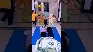 Double Blanket Challenge So Fun Quickly Ask Family And Friends To Play Funnyfamily Partygames [upl. by Nomyar378]