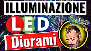 Tutorial come illuminare diorama o modellino a led [upl. by Nibas]