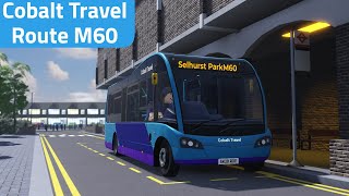 Roblox Croydon  Cobalt Travel  Route M60 [upl. by Vyky]