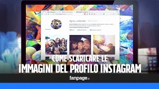 Come vedere e scaricare le foto del profilo Instagram a piena risoluzione [upl. by Timrek]