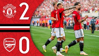 United Win In Front Of RECORD Crowd ❤️‍🔥  Man Utd 20 Arsenal  202324 PreSeason [upl. by Ila]