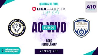 RSFC x HORTOLÂNDIA  LIGA PAULISTA DE FUTSAL  QUARTAS DE FINAL  SUB 07 [upl. by Powell]