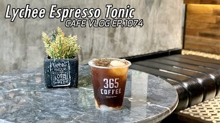 Cafe Vlog EP1074  Lychee Espresso Tonic  Espresso soda drinks  Coffee drinks [upl. by Battista19]