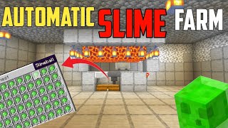 Minecraft Beginner Slime Farm  ON Slime Chunks Needed Pocket Edition minecraft trending viral [upl. by Redfield]