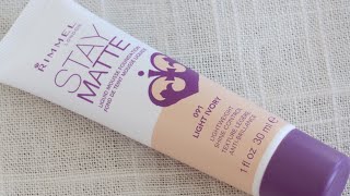 Rimmel Stay Matte Review [upl. by Aissenav943]