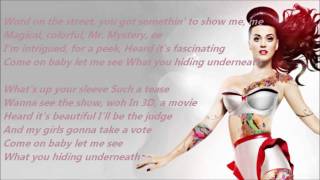 Katy Perry  Peacock \ Lyrics On A Screen [upl. by Ammamaria]