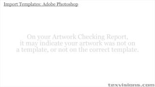 Importing Templates into Photoshop [upl. by Ainoyek]