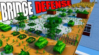 Green Army Men BRIDGE FORTRESS vs CHRISTMAS INVASION  Attack on Toys [upl. by Eireva]