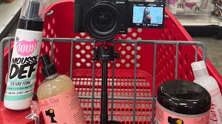 fav curly target finds  products reviews amp a giveaway [upl. by Yednil]