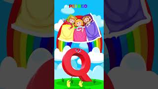 Learn Letter Q With Dancing Q  Alphabet Song  Pepreo learningpoem funforkids alphabetephonics [upl. by Adnovoj581]