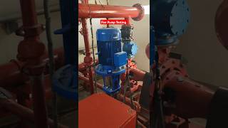 fire pump testing 🔥❤️ youtube fire firesafety pump [upl. by Acimaj400]