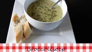 Broccolisoep  Recept  Koken met Marielle [upl. by Ecyla]