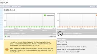 Installing osCommerce customer support module [upl. by Reggi160]