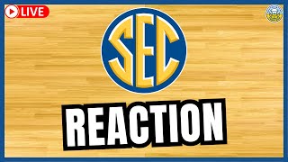 SEC Basketball Reaction Kentucky HAMMERS Alabama Tennessee CLOBBERS Texas AampM More [upl. by Tade381]