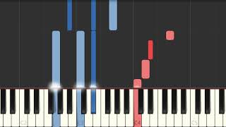 Piano Tutorial  Synthesia Maitre Gims  Tu vas me manquer [upl. by Navac]