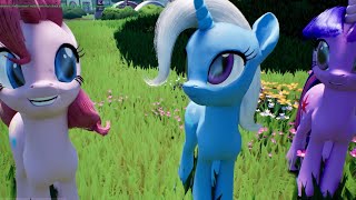 AI ponies tech demo 2 Unreal Engine [upl. by Cheffetz]