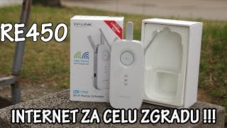 Internet za celu zgradu  TPLINK RE 450 [upl. by Hayott]