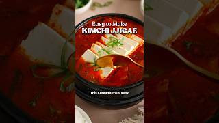 Easy Homemade Kimchi Jjigae 😍 tofu soup [upl. by Nosreve]