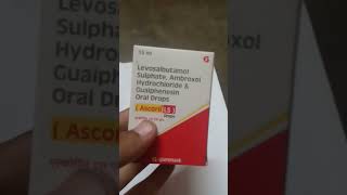 ASCORIL DROP  LEVOSALBUTAMOL  AMBROXOL  PEDIATRIC  MEDICINE [upl. by Lucia]