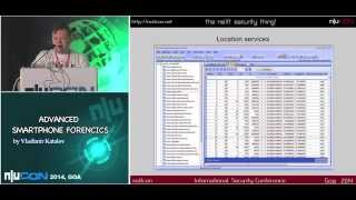 nullcon Goa 2014Advanced Smartphone Forensics by Vladimir Katalov elcomsoft [upl. by Idnahs]