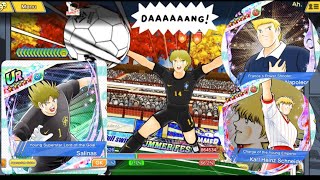 Captain Tsubasa Dream Team Salinas SDC Vs Schneider and Napoleon [upl. by Milda506]