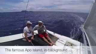 Sailing Multi23 trimaran MK2 in Philippines Hiking Day Baot [upl. by Kamilah]