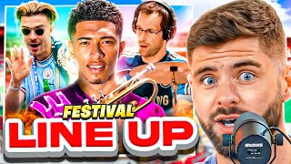 Creating Our Footballer Festival Line Up [upl. by Erdnaxela]