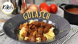 Rindergulasch  so bekommt ihr es zart  Gulasch Rezept  Mit Tipps und Tricks für weiches Fleisch [upl. by Letty426]